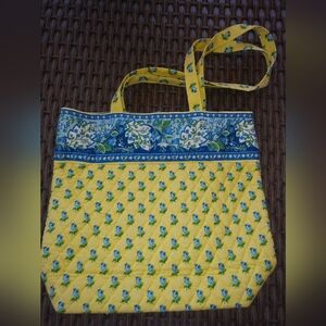 Vera Bradley Katherine button tote bag.  Retired Spring 2004